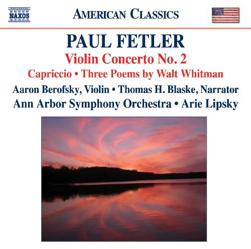 Arie Lipsky - Violin Concerto No 2: Capriccio Three Poems Walt [CD]