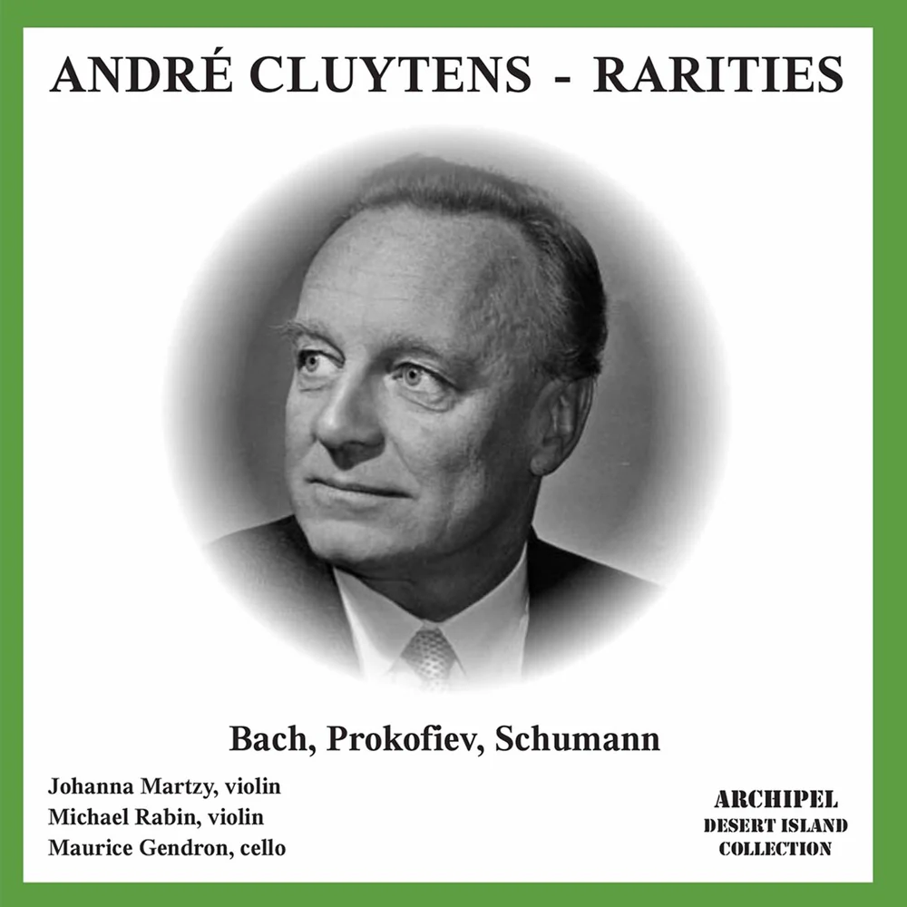 Bach / Schumann / Martzy / Gendron / Nys / Cluyten - Violin Concerto [CD]