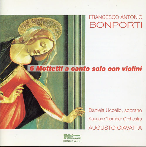 Bonporti / Uccello / Kaunas Chamber Orchestra - 6 Motets for Solo Voice & Violin [CD]