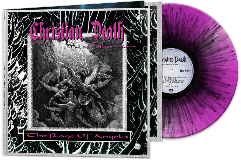 Christian Death - Rage Of Angels - Purple/Black Splatter (Blk) [LP]
