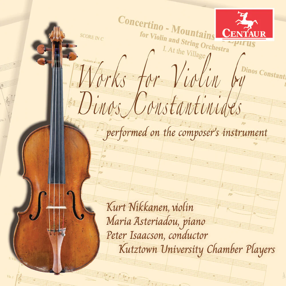 Constantinides / Nikkanen / Asteriadou - Works For Violin By Dinos Constantinides Performed [CD]