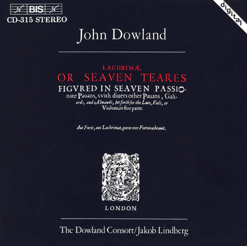 Dowland Consort - Lachrymae [CD]