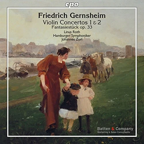 Gernsheim / Roth / Hamburger Symphoniker Orch - Gernsheim: Violin Concertos [CD]