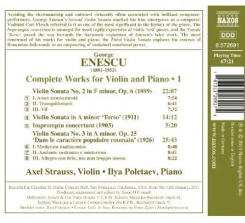 Ilya Poletaev - Complete Works for Violin & Piano [CD]