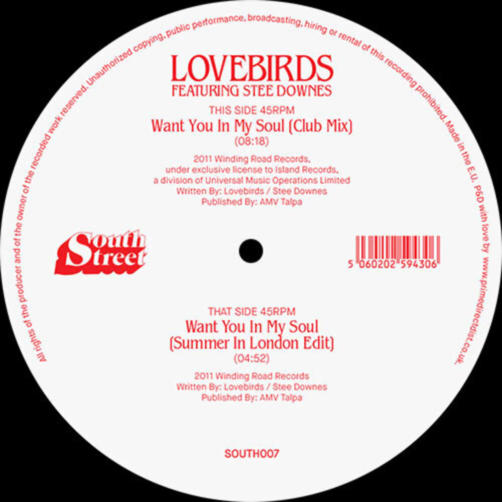 Lovebirds / Stee Downes - Want You In My Soul [LP]
