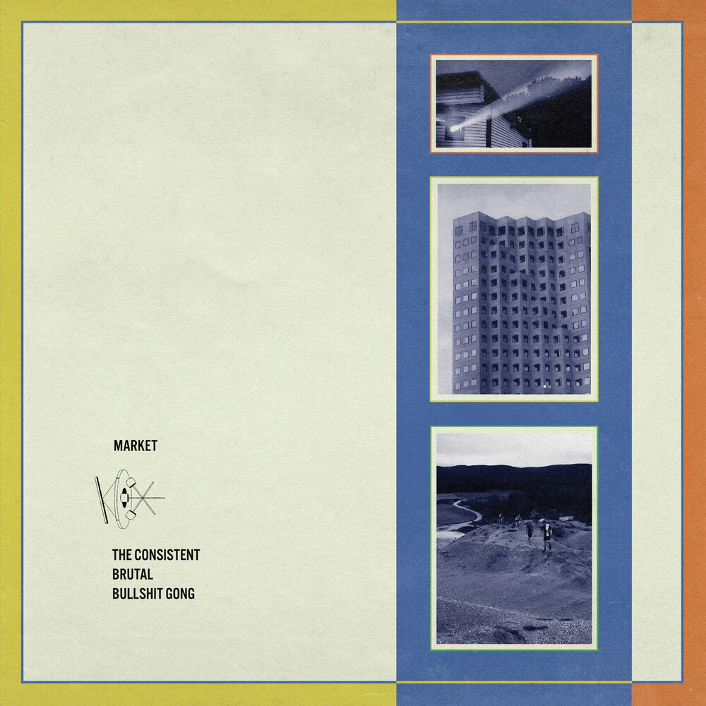 Market - The Consistent Brutal Bullshit Gong [Transparent Dark Blue LP]