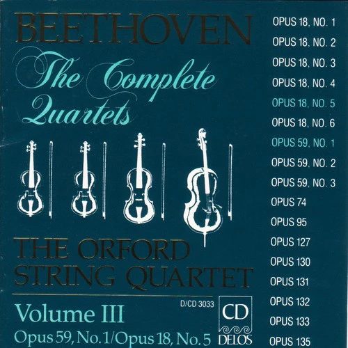 Orford String Quartet - Complete Quartets 3 [CD]
