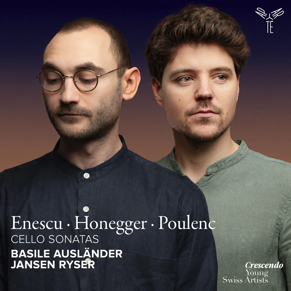 Pre-Order: Basile Auslander  / Ryser,Jansen - Enescu Honegger & Poulenc: Cello Sonatas [CD]