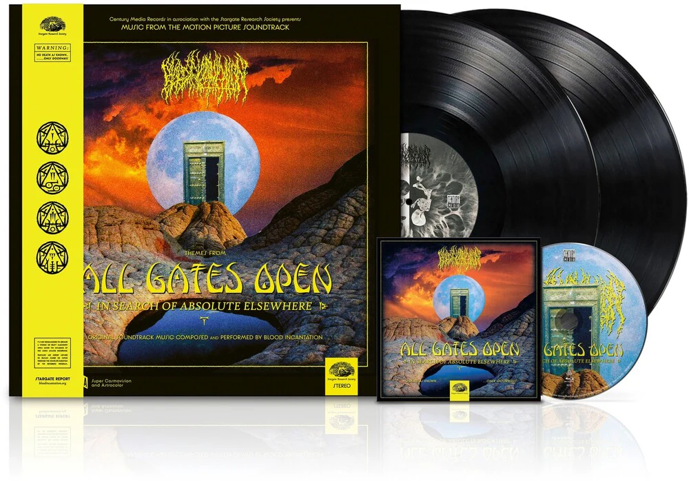 Pre-Order: Blood Incantation - All Gates Open (Original Motion Picture Soundtrack) [Black Vinyl with Blu Ray]