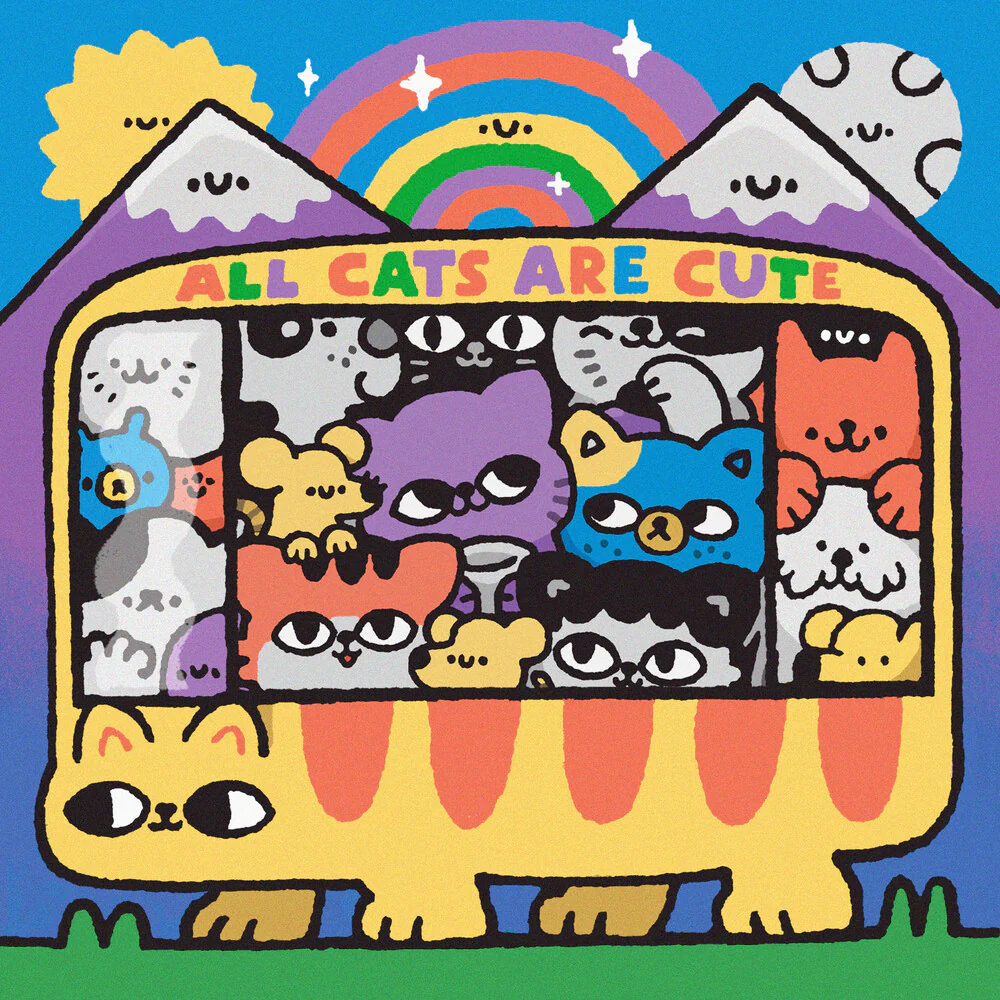 Catbeats - All Cats Are Cute - Blue (Blue) [Colored Vinyl]