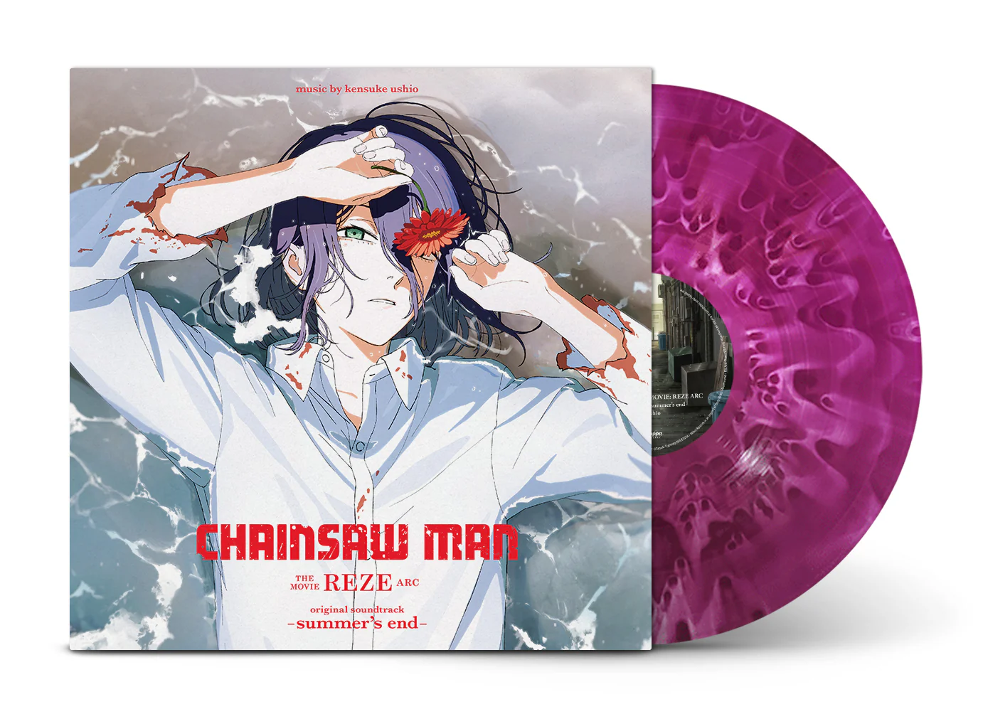 Pre-Order: Chainsaw Man The Movie: Reze Arc OST -summer's end- [Grape Purple LP]