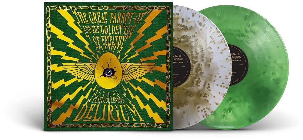 The Claypool-Lennon Delirium - The Great Parrot-Ox and the Golden Egg of Empathy [Indie Exclusive Cloudy Gold / Cloudy Green 2LP w/ 24pg Comic Book]