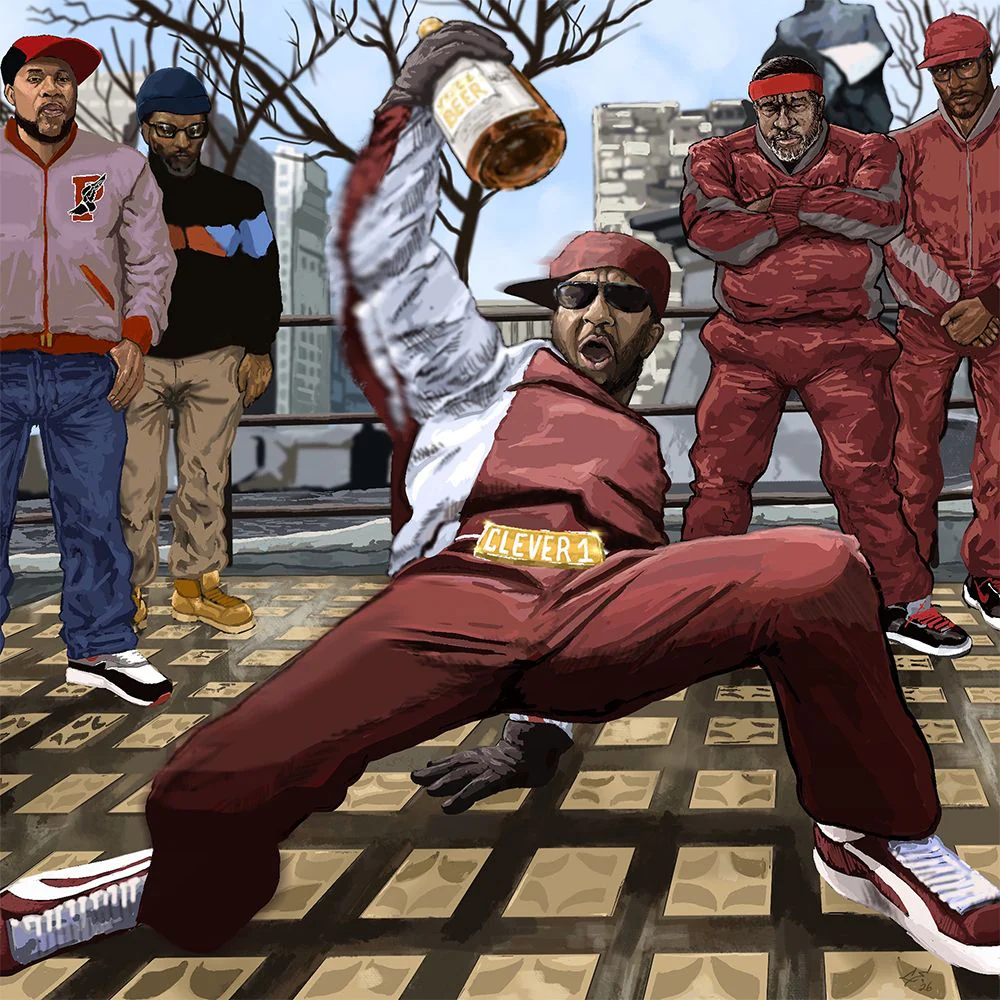 Pre-Order: Clever 1 x Shar tha Analog Bastard - Da Buze Bruvaz present Clever 1 Az LO Kirkland- Da Baddest Incredible B-Boy known 2 Mankind illin wit Shar tha Analog Bastard [LP]