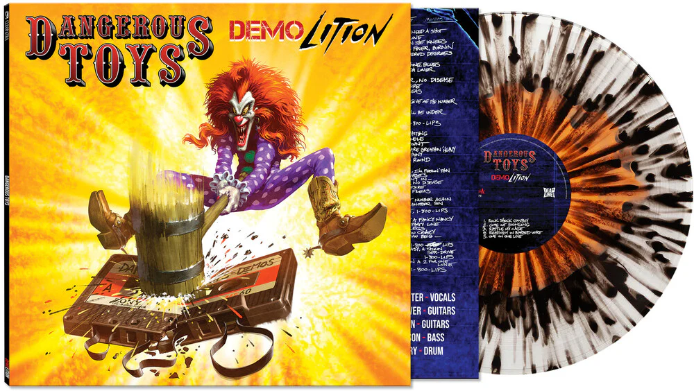 Pre-Order: Dangerous Toys - Demolition [Black Clear Orange Haze Splatter]