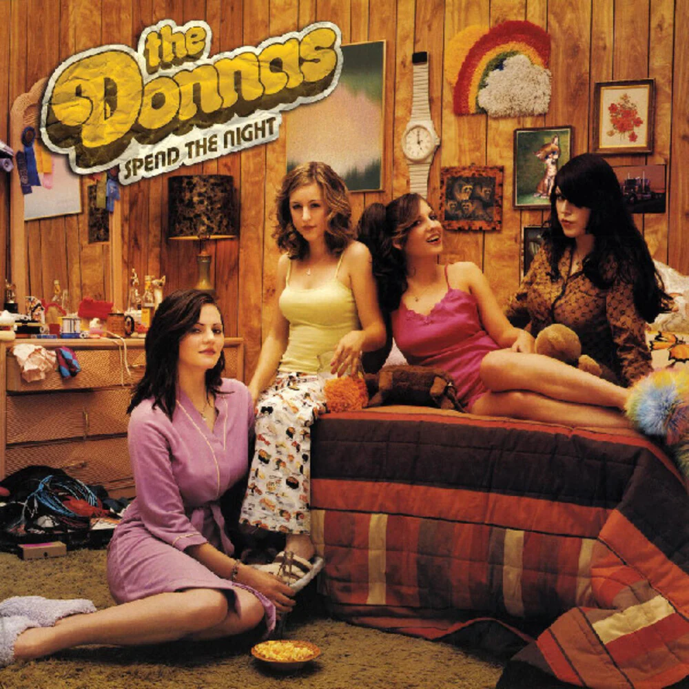 Donnas - Spend The Night [Clear Vinyl] (Pnk) (Ylw) (Spla)
