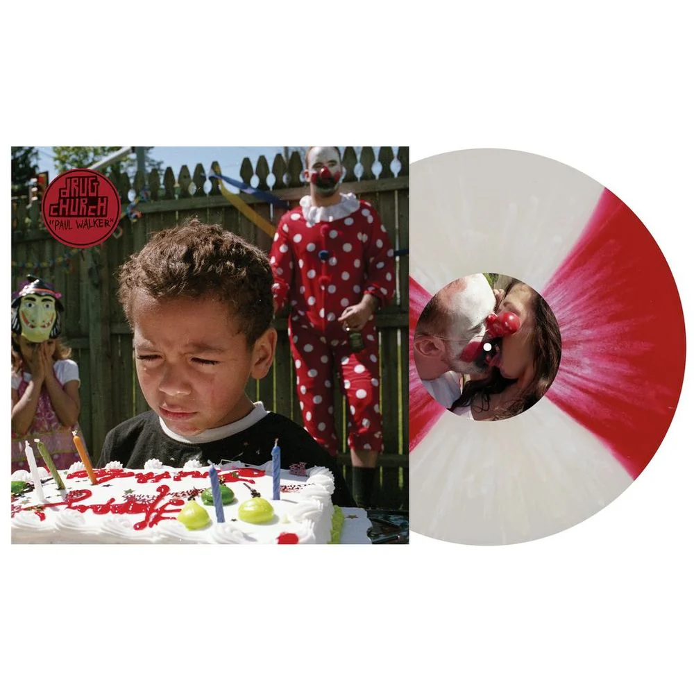 Pre-Order: Drug Church - Paul Walker [Indie Exclusive Milky Clear/Red Quad w/ White Splatter]