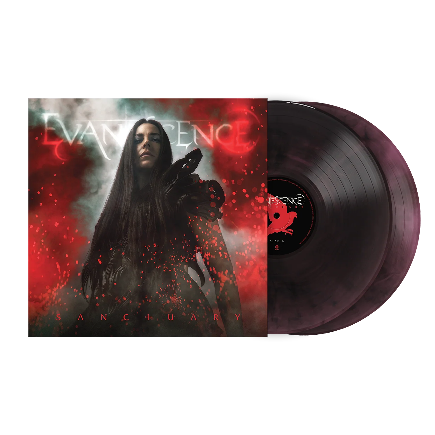 Pre-Order: Evanescence - Sanctuary [Indie Exclusive Deep Purple & Black Marble 2LP]