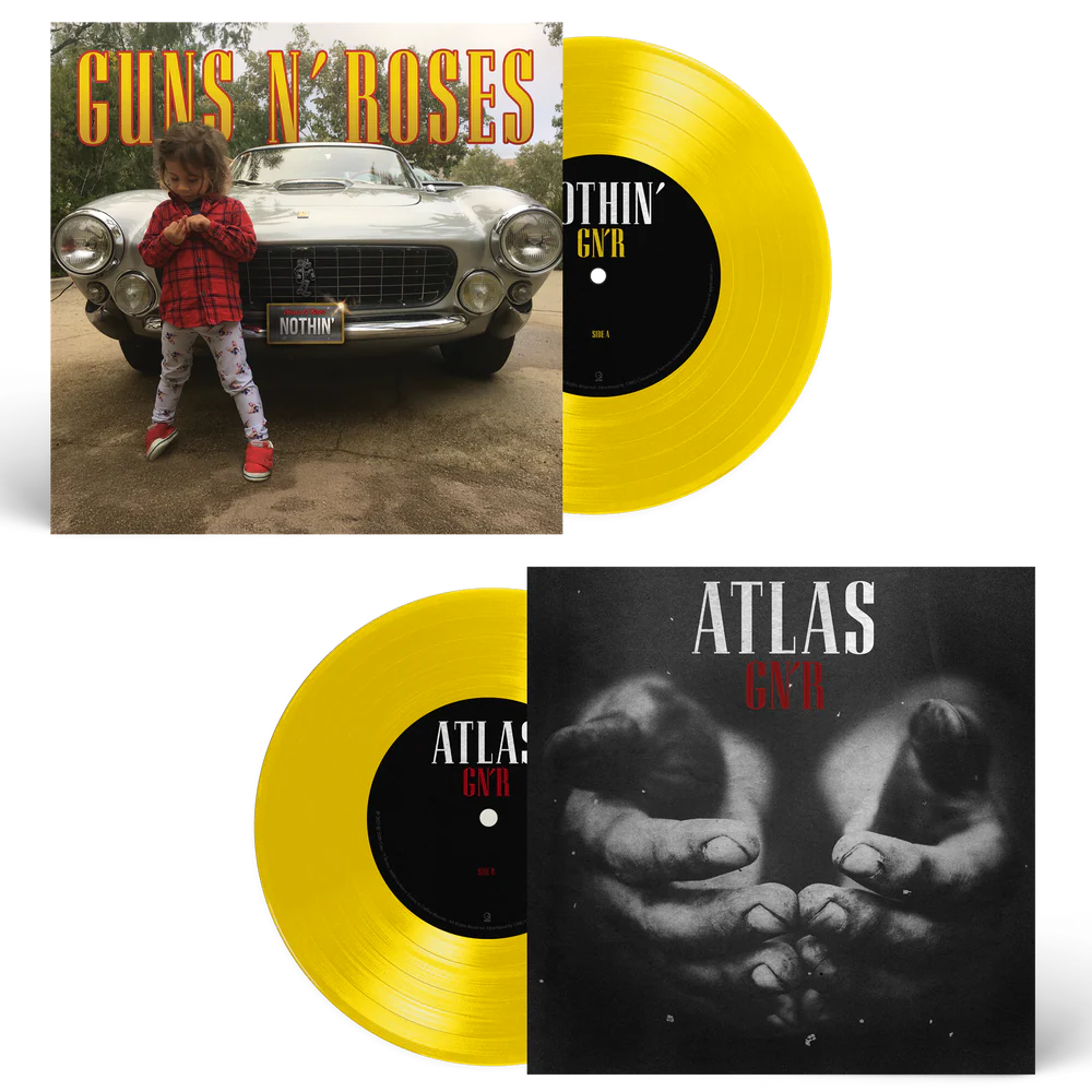 Guns N' Roses - Nothin' / Atlas [Canary Yellow 7" Single]