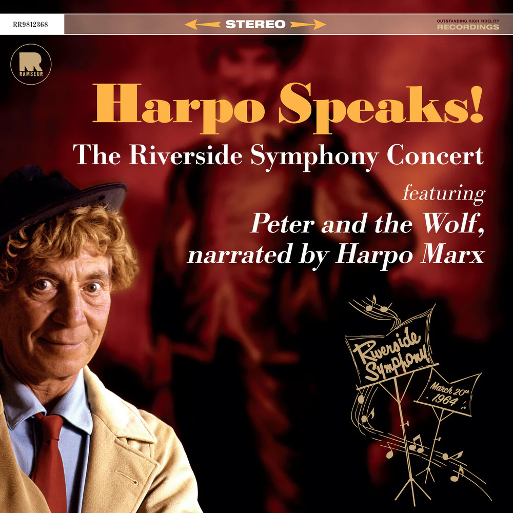 Pre-Order: Harpo Marx - Harpo Speaks! - The Riverside Symphony Concert featuring Peter and the Wolf [CD]
