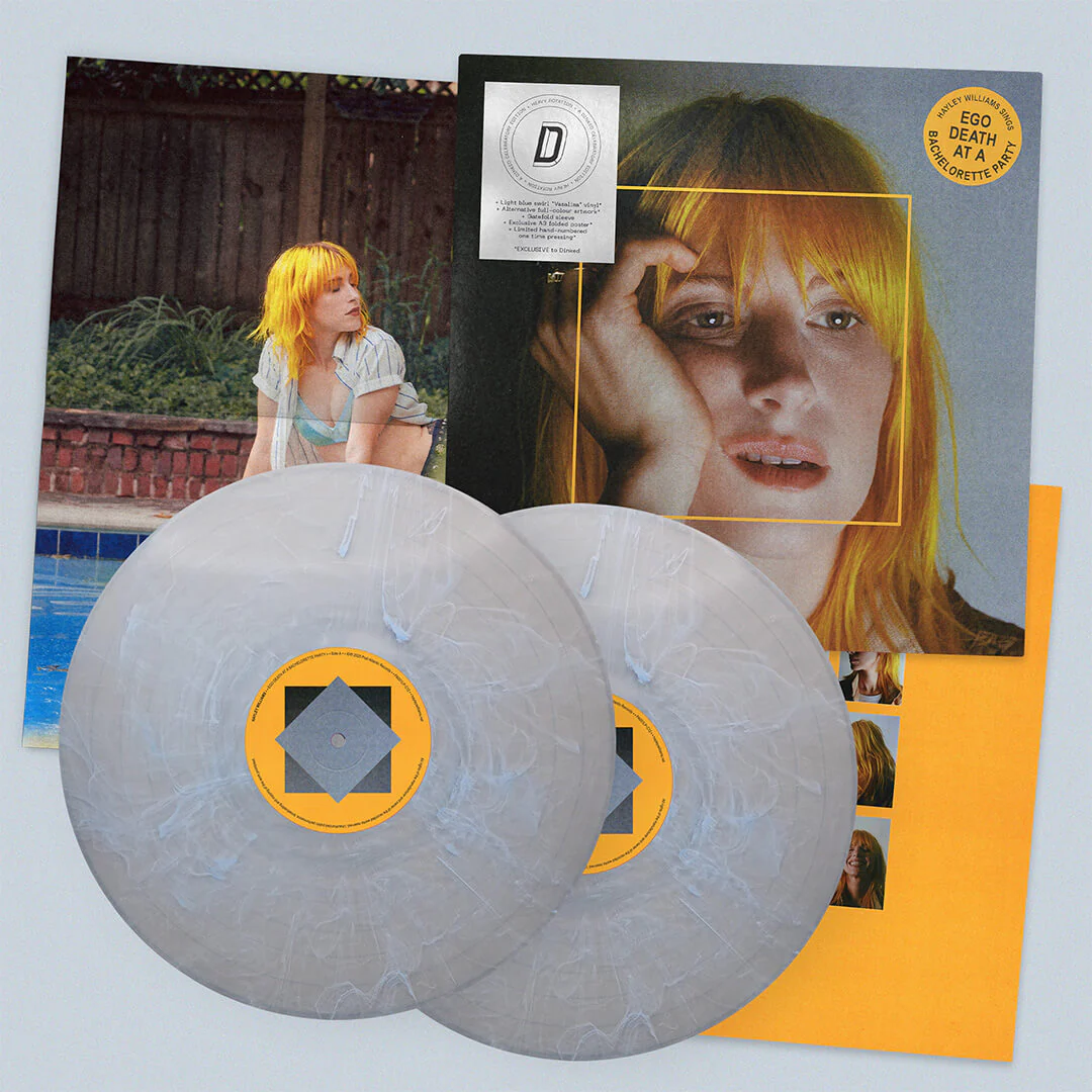 Pre-Order: Hayley Williams - Ego Death At A Bachelorette Party [Dinked Edition "Vasalisa" Light Blue Swirl 2LP w/ Alt Artwork + Poster] - Image 2