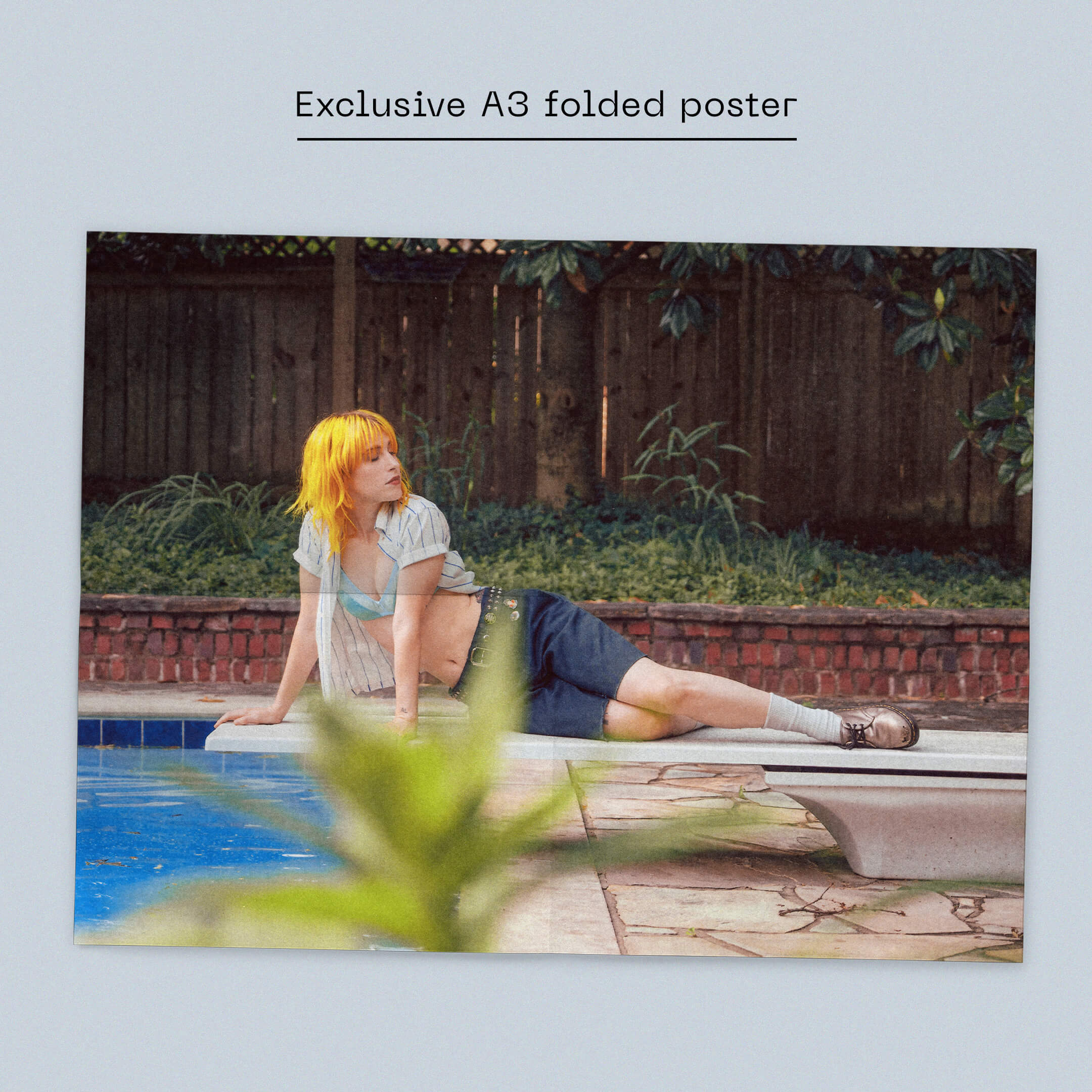 Pre-Order: Hayley Williams - Ego Death At A Bachelorette Party [Dinked Edition "Vasalisa" Light Blue Swirl 2LP w/ Alt Artwork + Poster] - Image 4