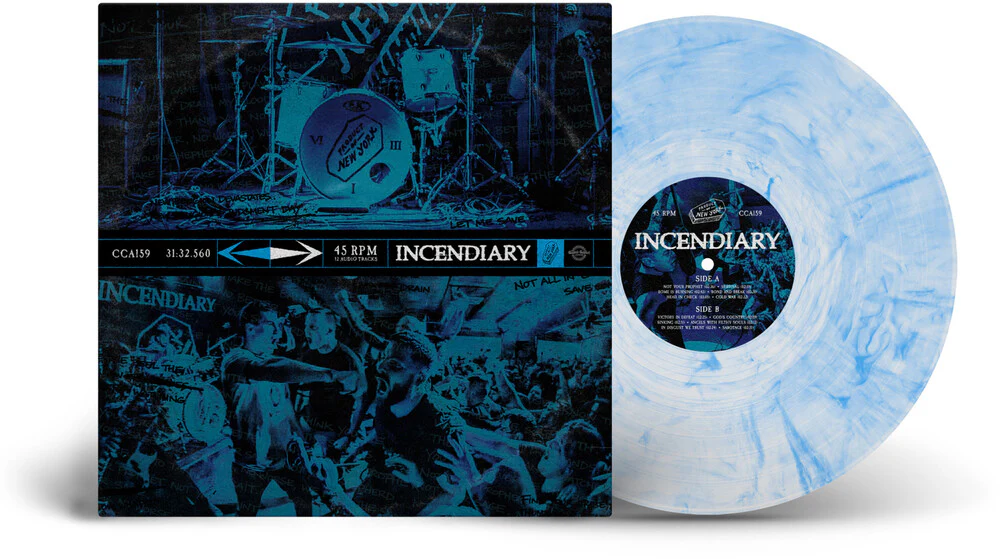 Pre-Order: Incendiary - Product of New York [Indie Exclusive Clear w/ Cyan Marble]