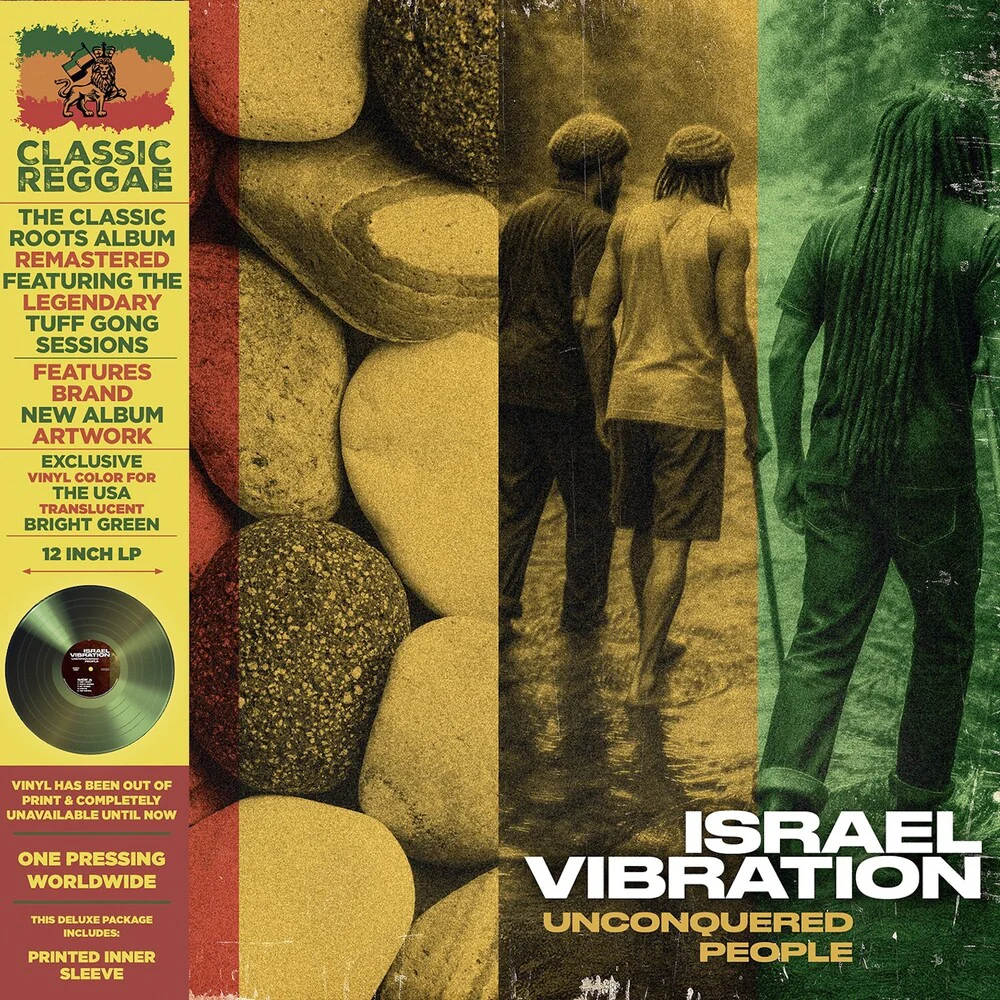 Pre-Order: Israel Vibration - Unconquered People - Green [Colored Vinyl] [Deluxe] (Grn)