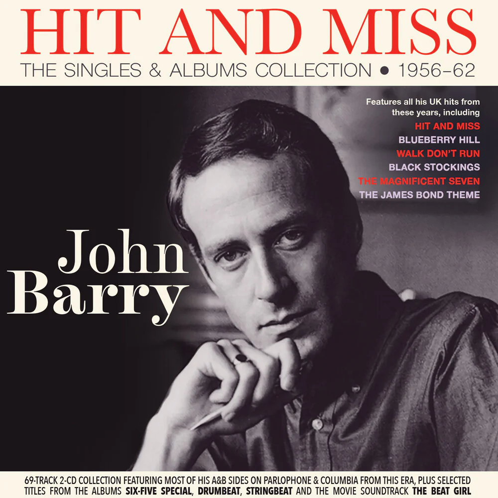 Pre-Order: John Barry - Hit And Miss: Singles & Albums Collection 1956-62 [CD]