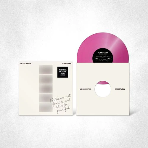 Pre-Order: LE SSERAFIM - 2nd Studio Album PUREFLOW pt.1 [Indie Exclusive Hot Pink Glitter LP]