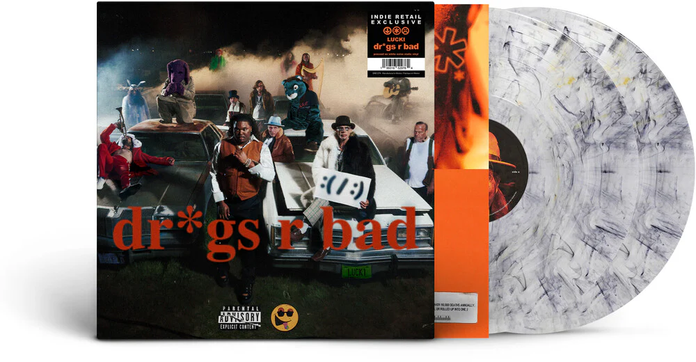 Lucki - Dr*Gs R Bad [Indie Exclusive White Noise Static 2LP]