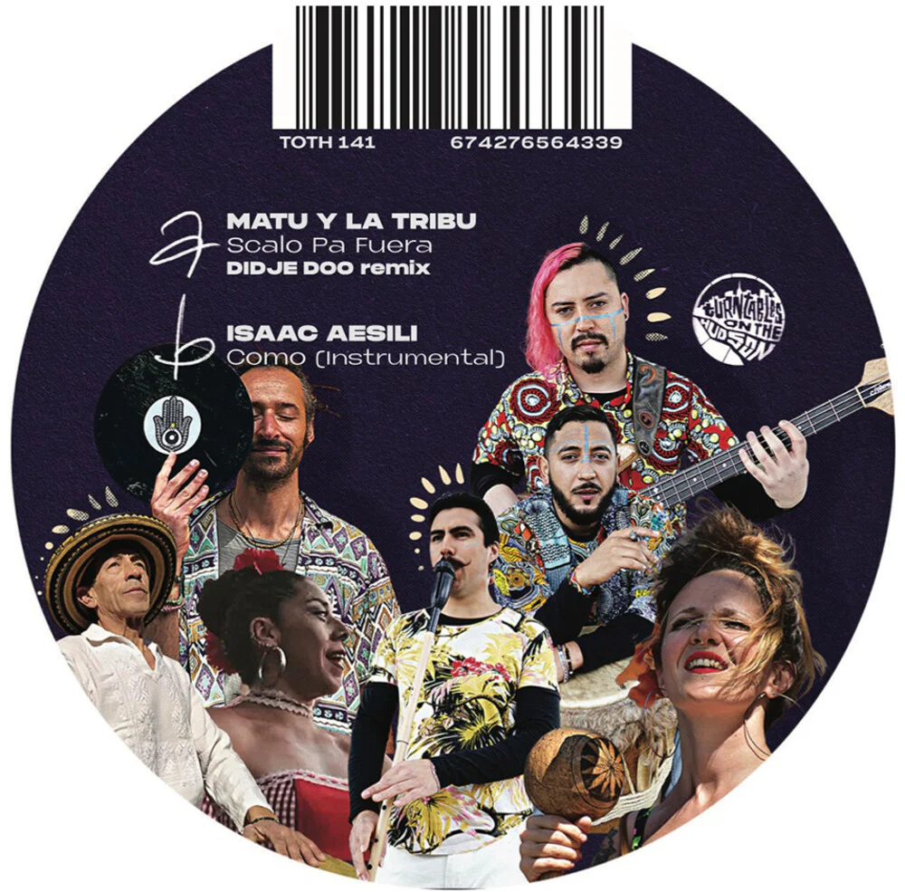 Pre-Order: Matu y la Tribu (Didje Doo Remix) / Isaac Aesili - Sacalo Pa Fuera b/w Como [7" Vinyl]