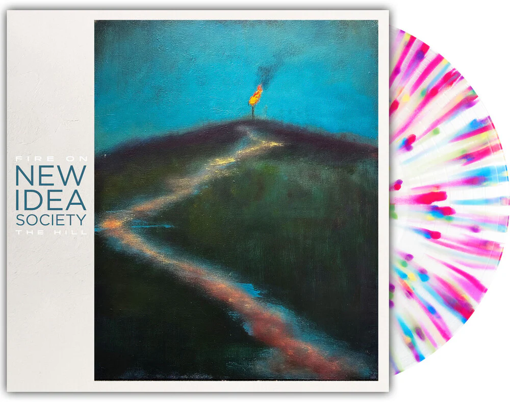 New Idea Society - Fire On The Hill [White with Rainbow Splatter]