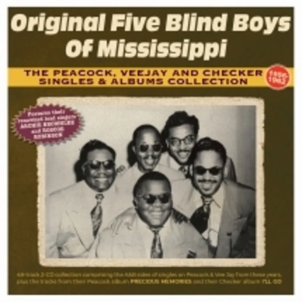 Original Five Blind Boys Of Mississippi - Peacock, Vee Jay And Checker Singles & Albums [CD]