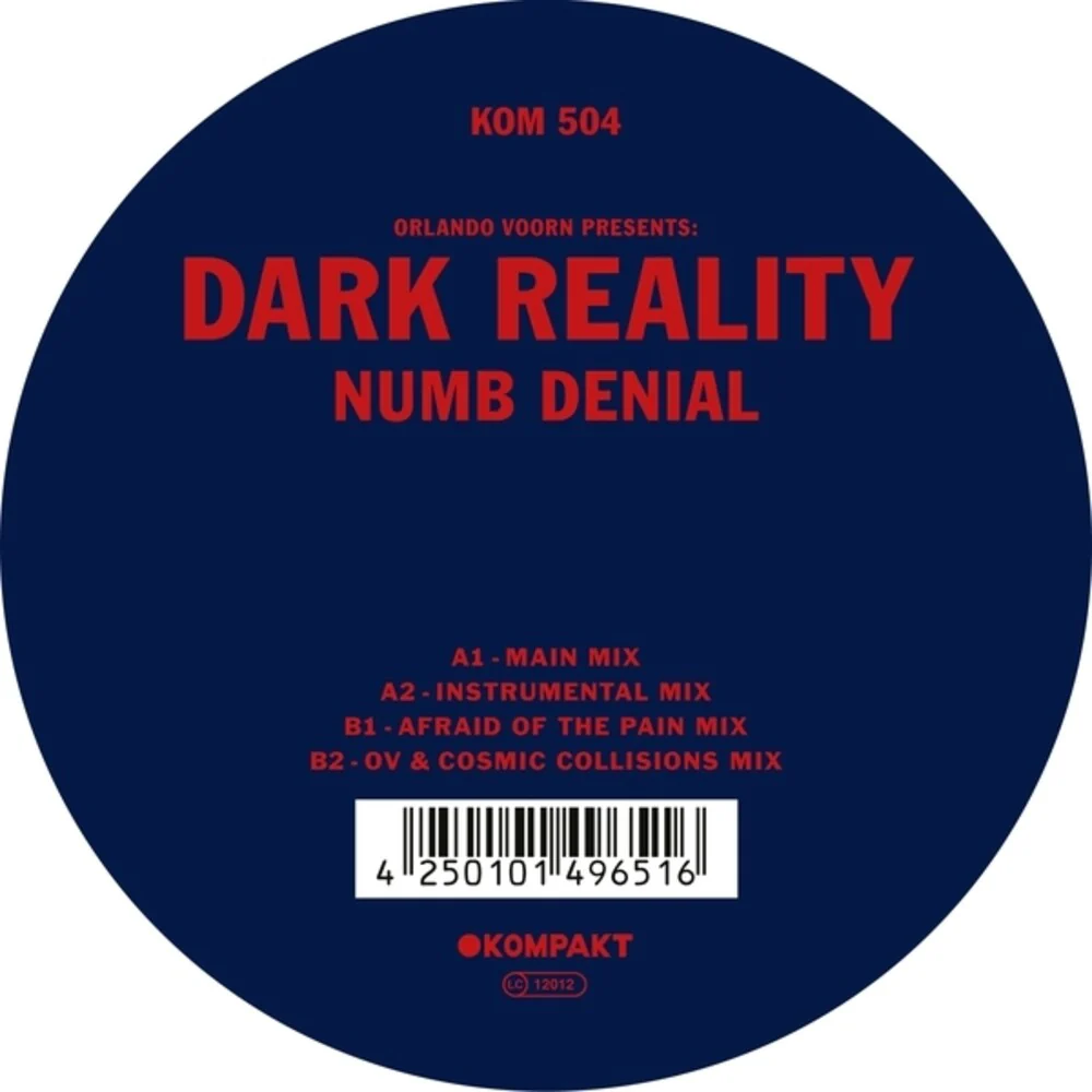 Pre-Order: Orlando Voorn  / Dark Reality - Numb Denial (Ep) [12" Vinyl]