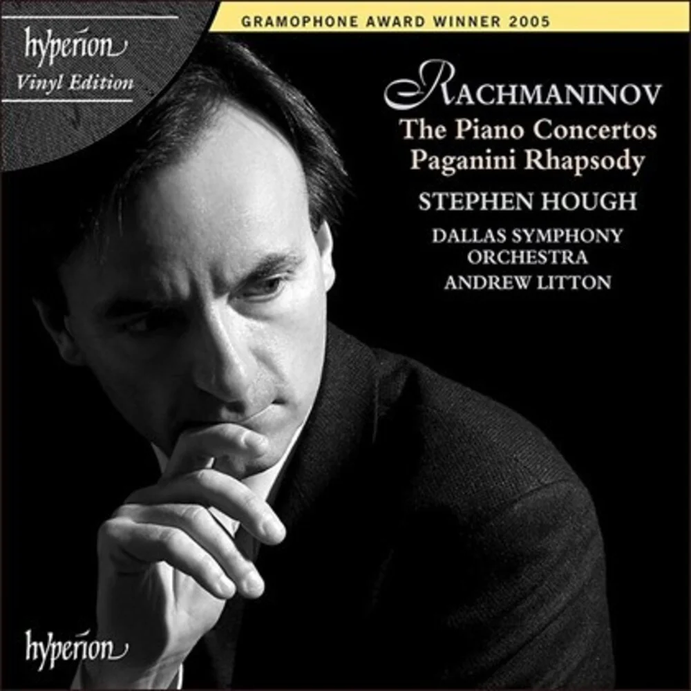 Pre-Order: Rachmaninoff / Hough / Litton / Dallas Symphony - Rachmaninoff: Piano Ctos 1-4 / Paganini Rhapsody [LP]