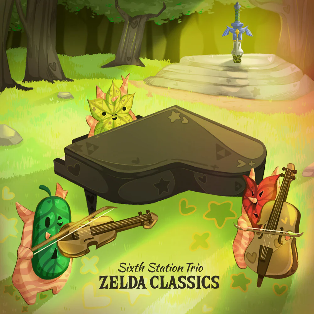 Pre-Order: Sixth Station Trio (Colv) (Grn) - Zelda Classics - O.S.T. [Colored Vinyl] (Grn)