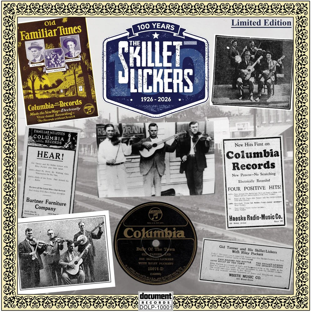 Pre-Order: Skillet Lickers - 100 Years: 1926-2026 (Blue) [Colored Vinyl] [Limited Edition]