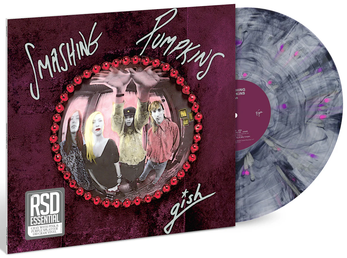 Pre-Order: Smashing Pumpkins - Gish [RSD Essential 180g Gray w/ Pink & Purple Splatter LP]