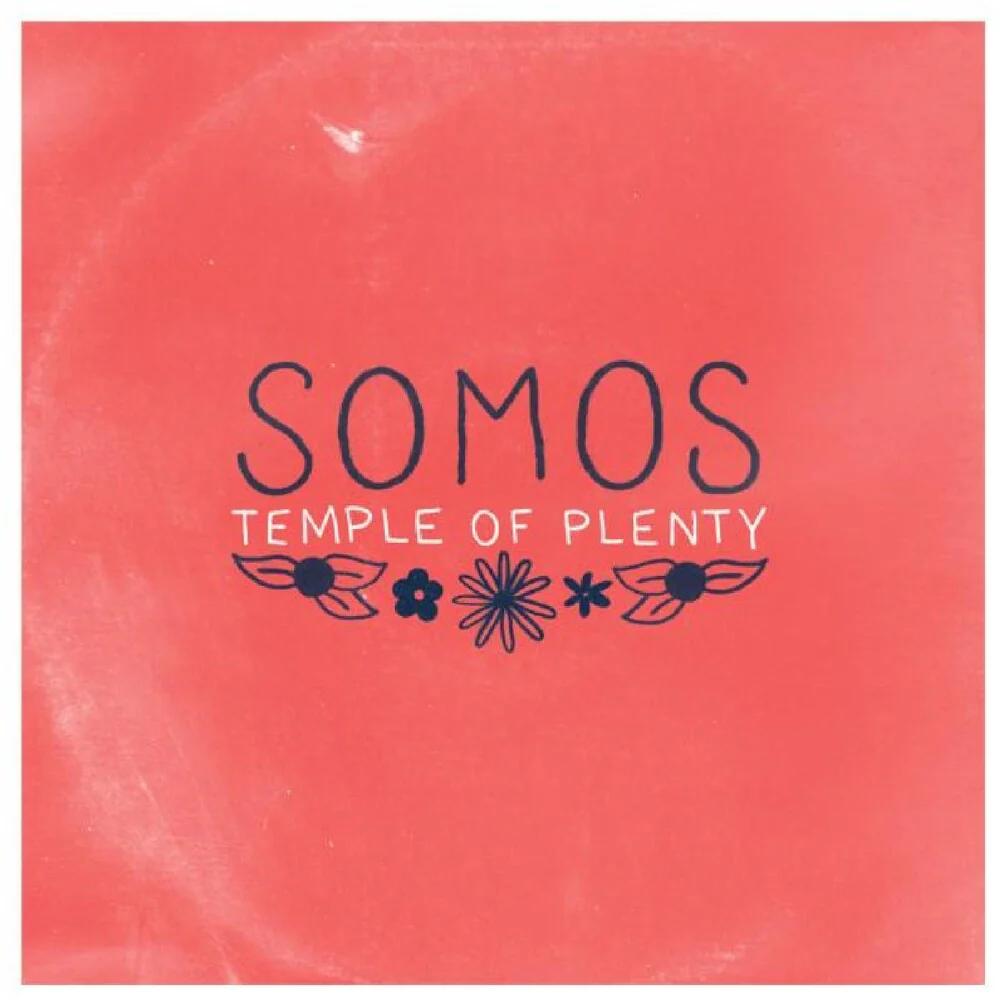 Somos - Temple Of Plenty - Red & Sea Glass Blue Splash [LP]