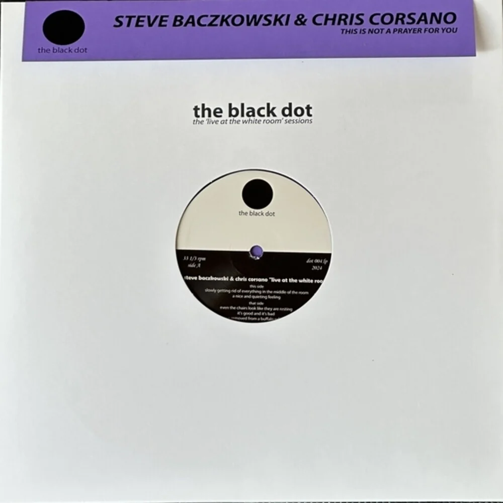 Steve Baczkowski  / Corsano,Chris - This Is Not A Prayer For You [LP]