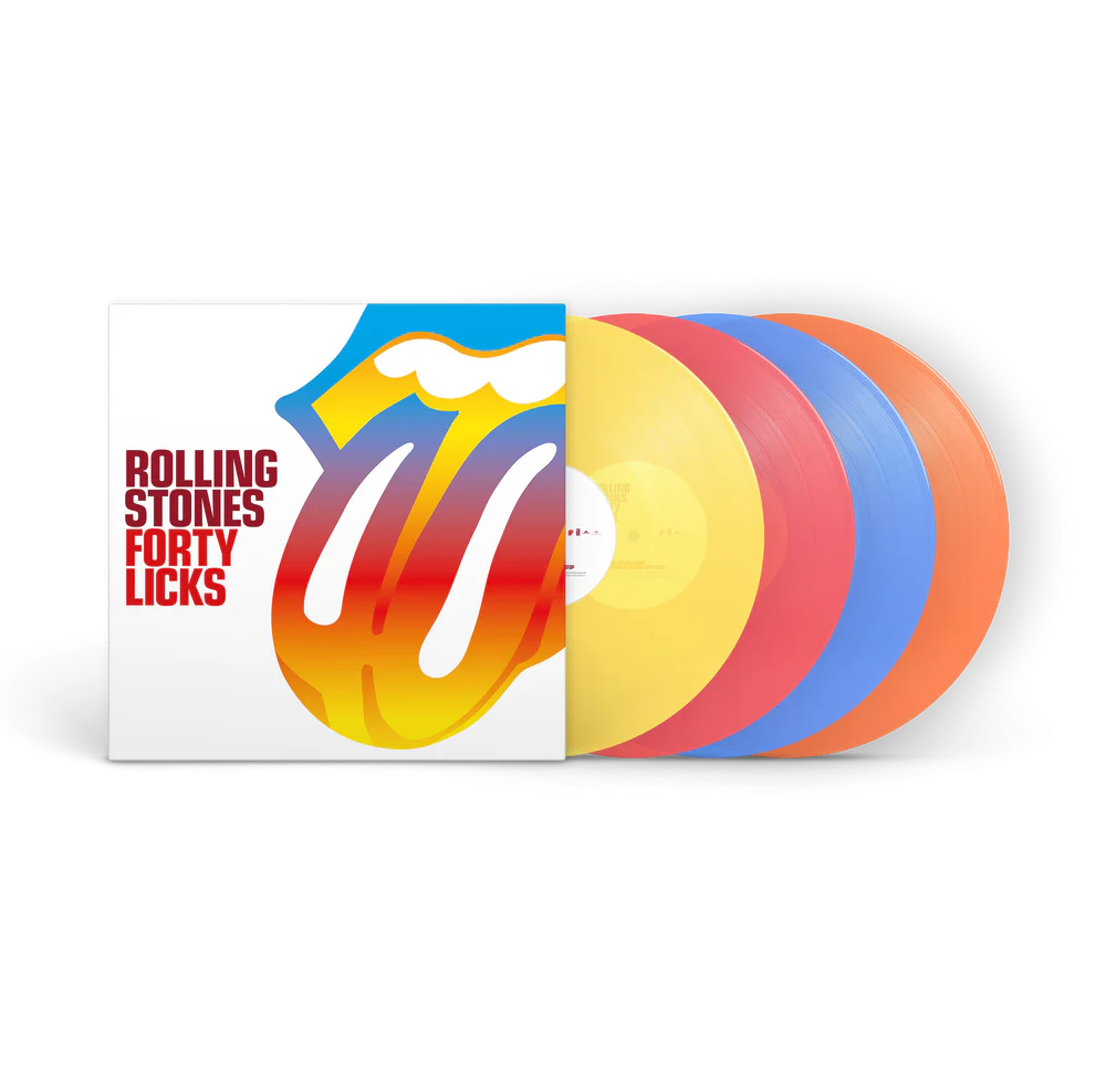 Pre-Order: The Rolling Stones - Forty Licks 4LP [180g Transparent Multicolor]