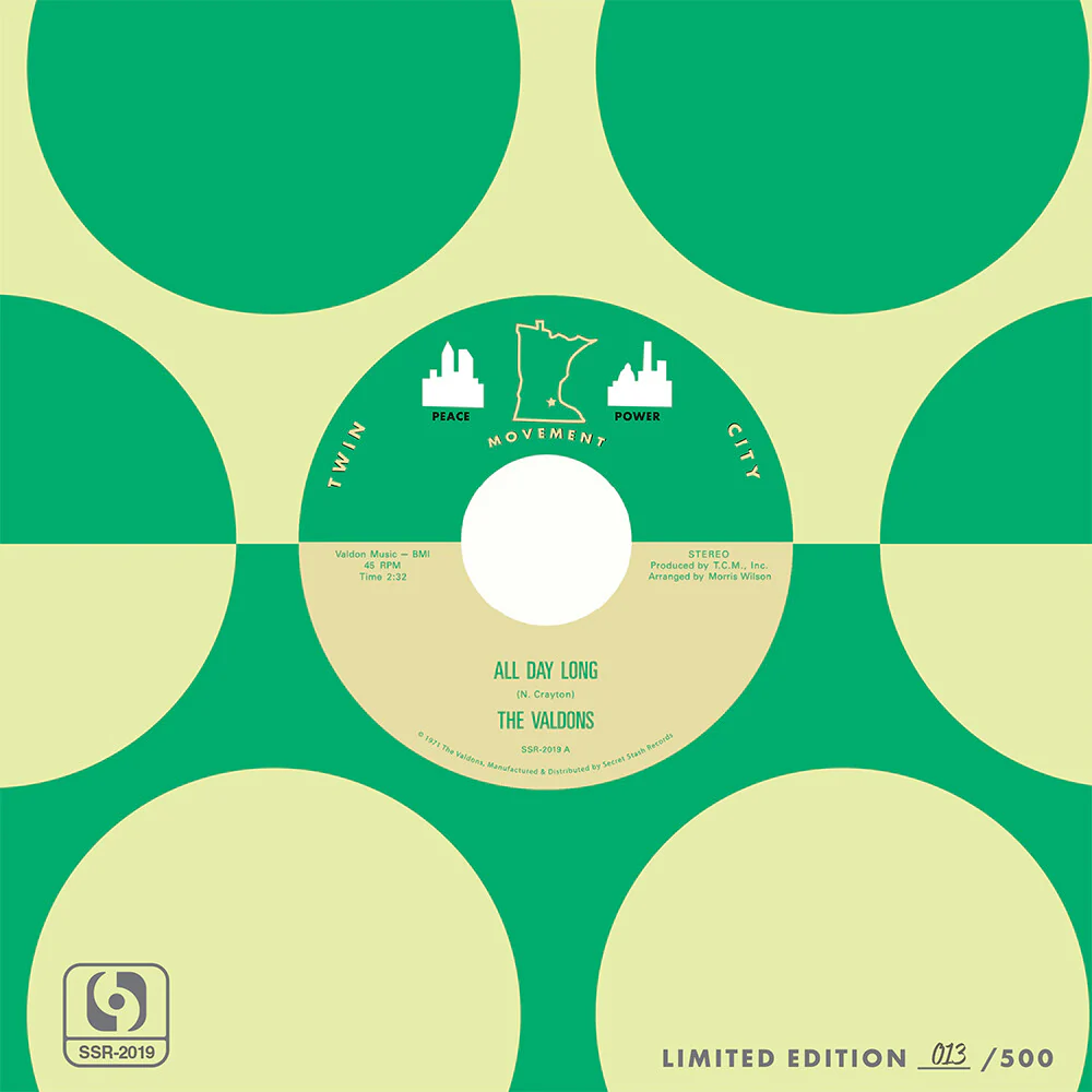 The Valdons - All Day Long b/w Love Me, Leave Me [500 hand-numbered copies]