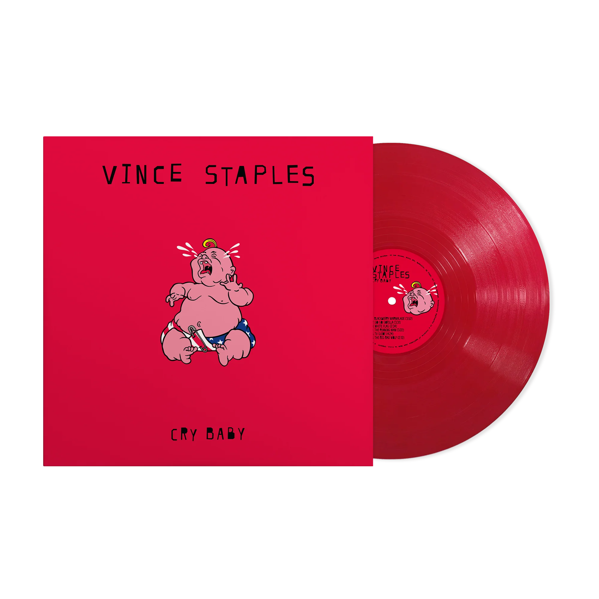 Pre-Order: Vince Staples - Cry Baby [Indie Exclusive Red LP]