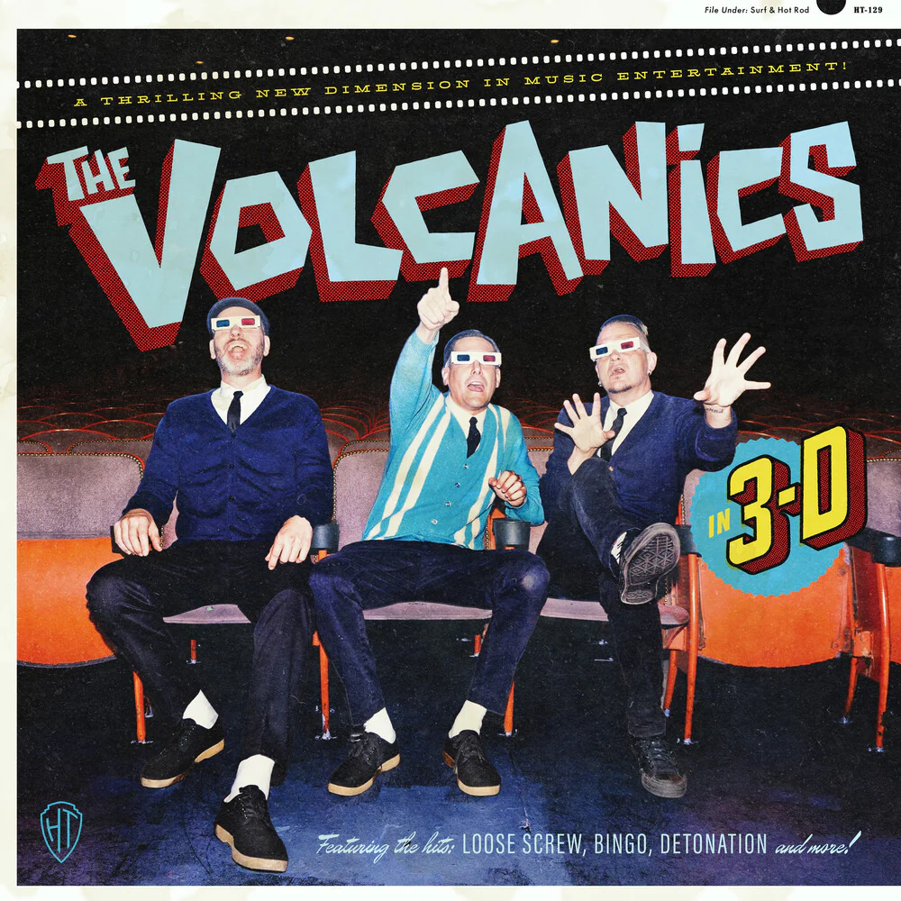 Volcanics - Volcanics "In 3d" (Blue) [Clear Vinyl] (Red) [Indie Exclusive] (Foem)