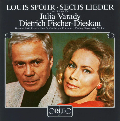Spohr / Varady / Fischer-Dieskau - Lieder / Op 103 with Piano & Clarinet [CD]